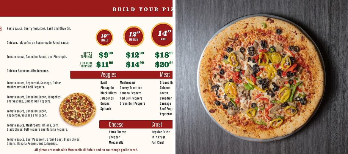 Velarde Pizza and Daiquiris Togo