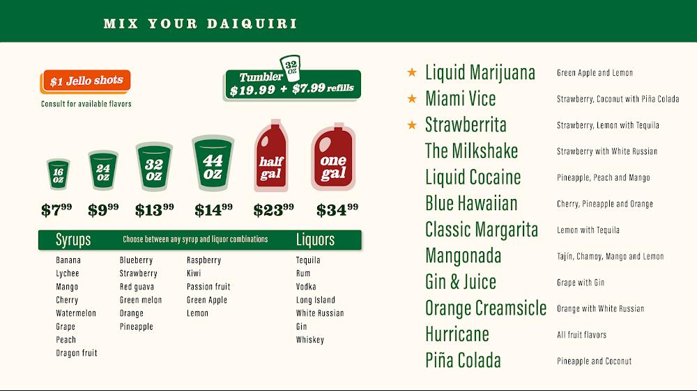 Velarde Pizza and Daiquiris Togo Menu image 3